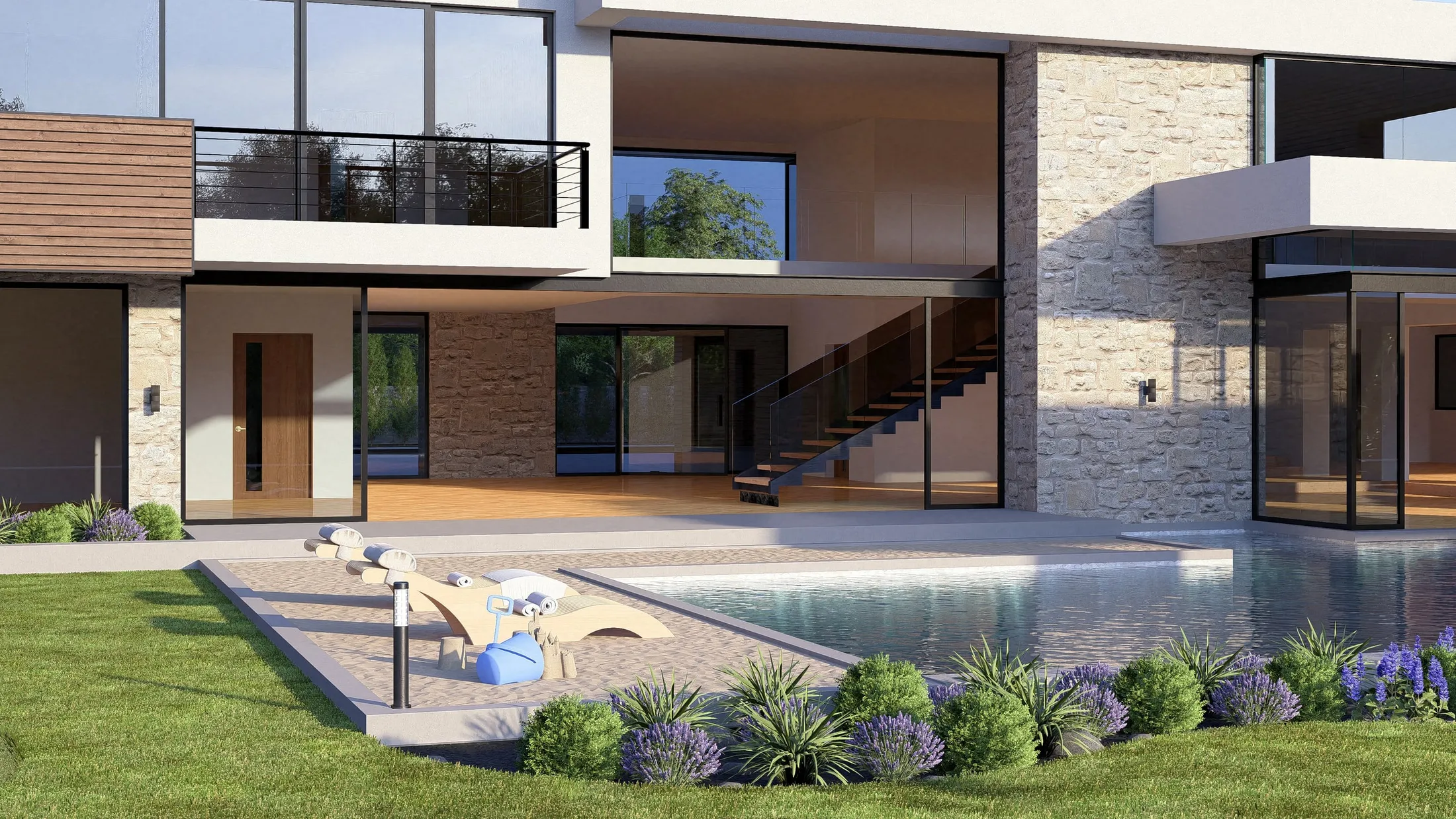 Modern Villa Garden